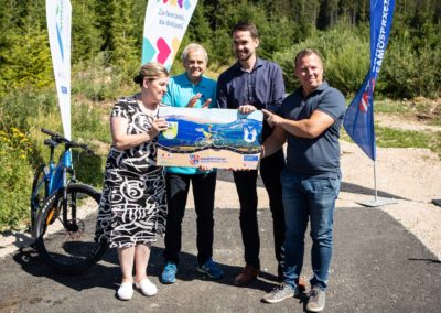 Obce Šumiac a Telgárt spojila nová bezpečná cyklistická trasa